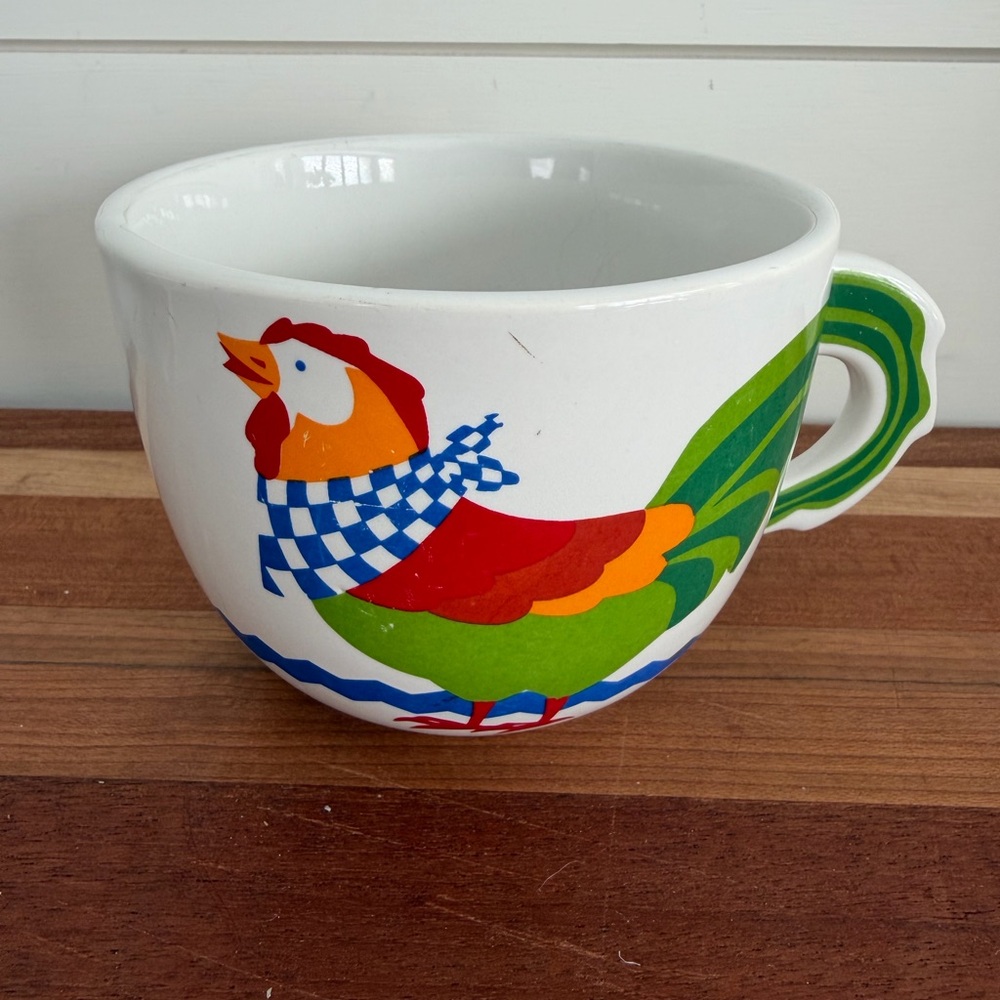 Vintage FTD Rooster Mug Soup Mug